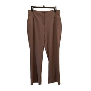 Renaur light brown straight leg trousers - 8